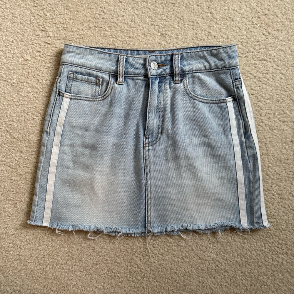 EUC Pacsun sporty denim mini skirt